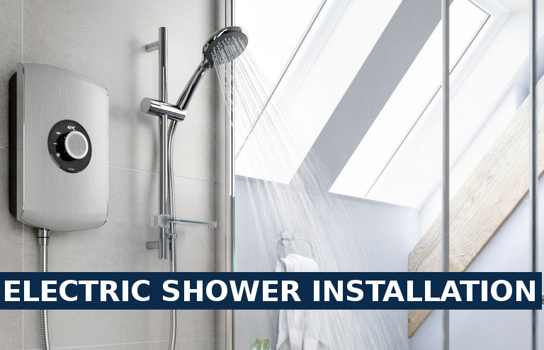 Electric shower installation Brompton